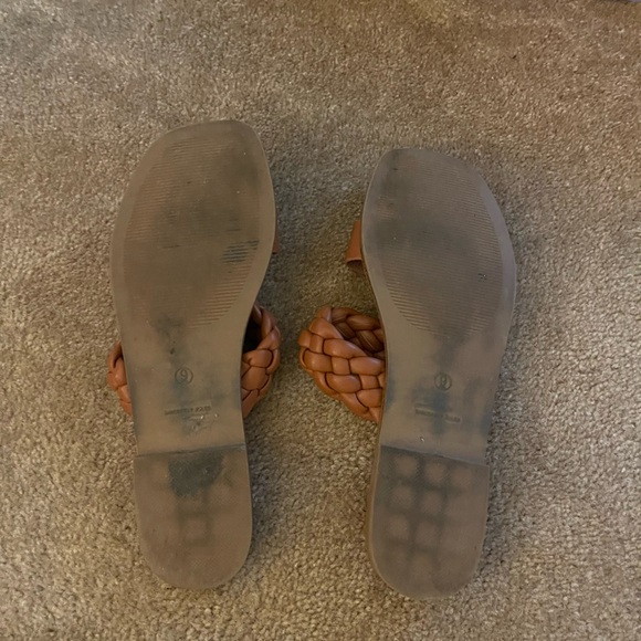 Sincerely Jules Brown Braided Sandals - Picture 2 of 2